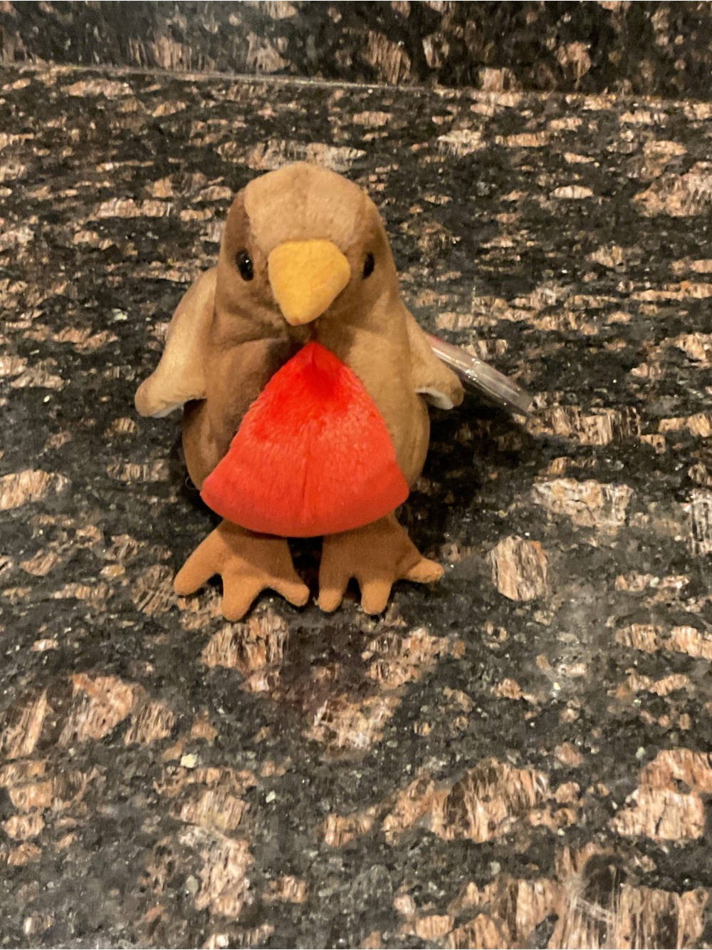 TY Vintage Beanie Baby Plush Robin Bird Toy